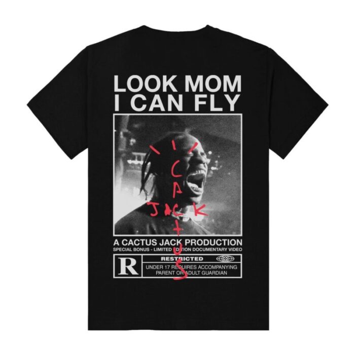Look Mom I CAN Fly Real t-shirt Cactus Jack Printed