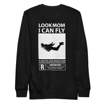 Look Mom I can Fly Fleece Sweatshirt